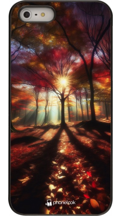 iPhone 5/5s / SE (2016) Case Hülle - Herbstlicher goldener Glanz