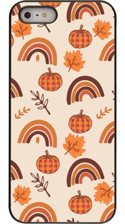 iPhone 5/5s / SE (2016) Case Hülle - Autumn 2024 rainbow