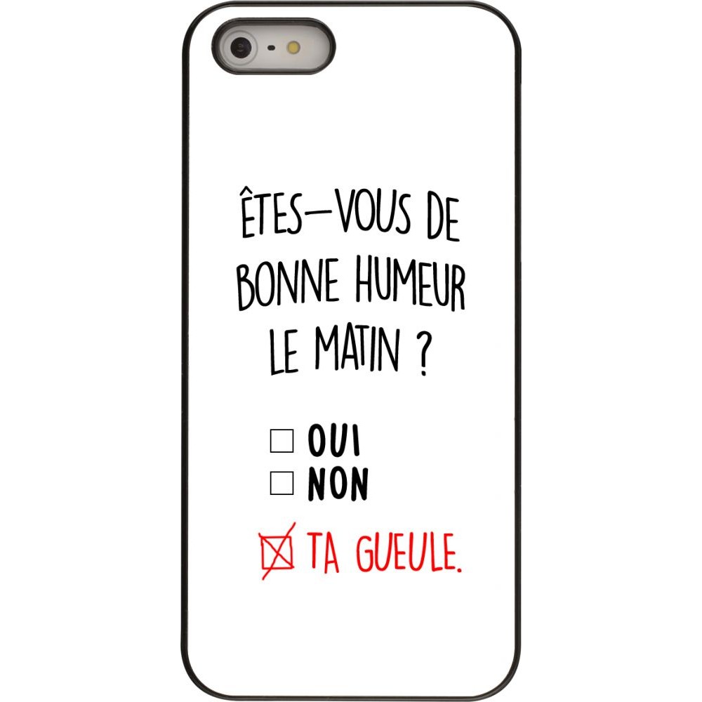 Hülle iPhone 5/5s / SE (2016) - Bonne humeur matin