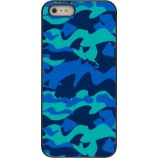 Hülle iPhone 5/5s / SE (2016) - Camo Blue