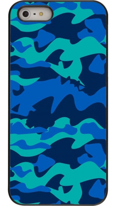 Hülle iPhone 5/5s / SE (2016) - Camo Blue