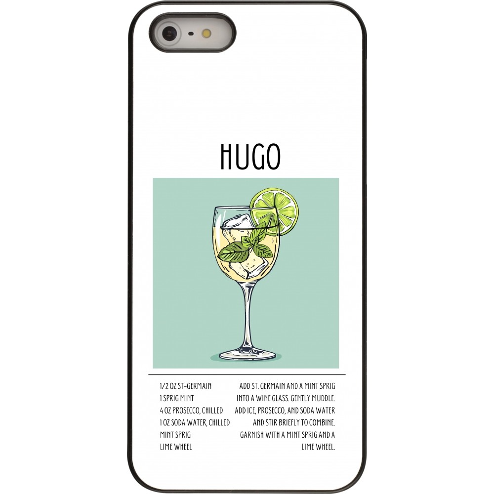 iPhone 5/5s / SE (2016) Case Hülle - Cocktail Rezept Hugo