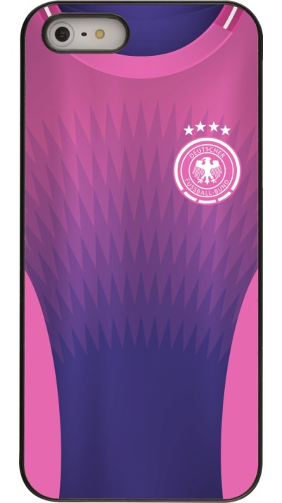 Coque iPhone 5/5s / SE (2016) - Maillot de football Allemagne Extérieur personnalisable