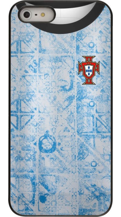 Coque iPhone 5/5s / SE (2016) - Maillot de football Portugal Extérieur personnalisable