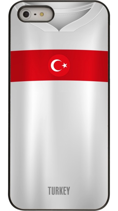 Coque iPhone 5/5s / SE (2016) - Maillot de football Turquie personnalisable