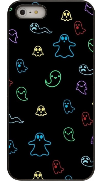 iPhone 5/5s / SE (2016) Case Hülle - Halloween 2024 colorful ghosts