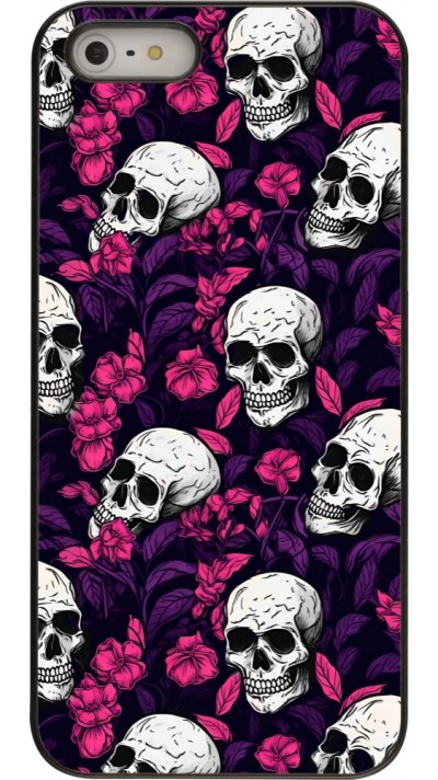 iPhone 5/5s / SE (2016) Case Hülle - Halloween 2024 romantic skulls