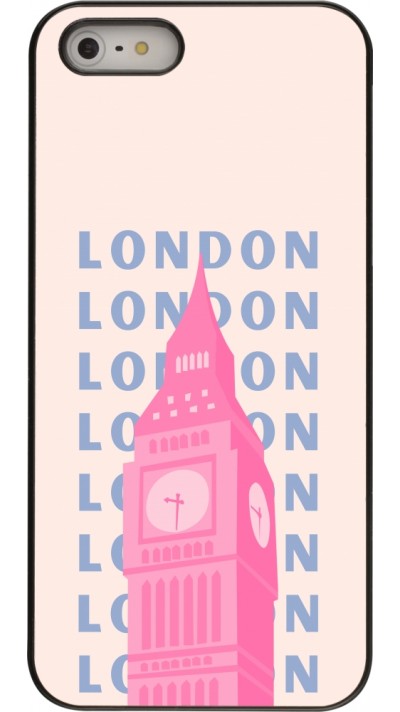 iPhone 5/5s / SE (2016) Case Hülle - London Pink Print