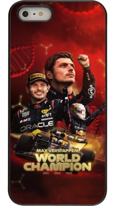 iPhone 5/5s / SE (2016) Case Hülle - Max Verstappen Champion 2023