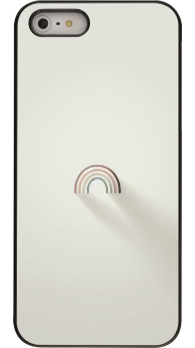 iPhone 5/5s / SE (2016) Case Hülle - Mini Regenbogen Minimal