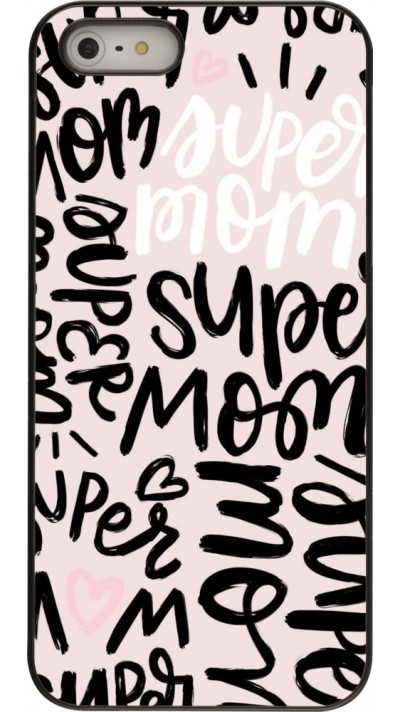 iPhone 5/5s / SE (2016) Case Hülle - Mom 2024 Super mom