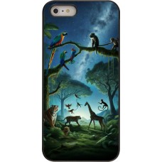 iPhone 5/5s / SE (2016) Case Hülle - Paradies der exotischen Tiere