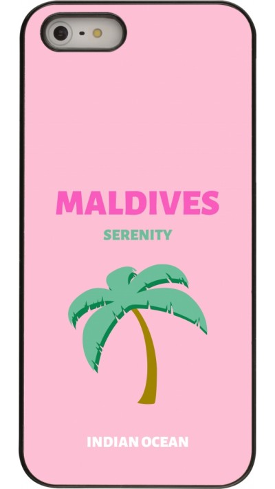 iPhone 5/5s / SE (2016) Case Hülle - Pop Summer Destination Maldives