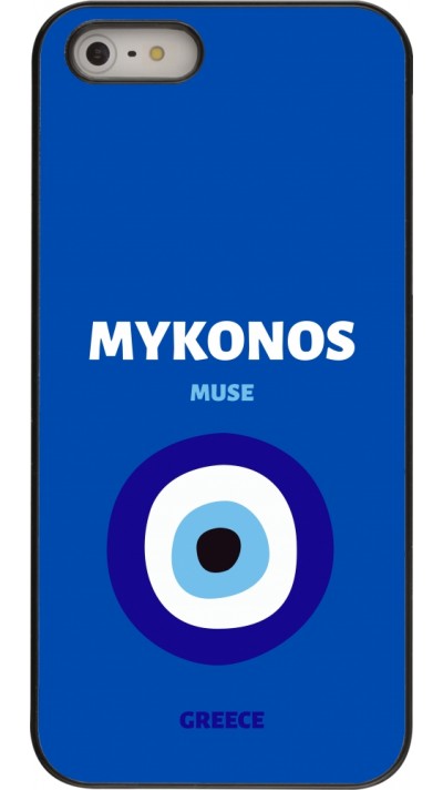 iPhone 5/5s / SE (2016) Case Hülle - Pop Summer Destination Mykonos