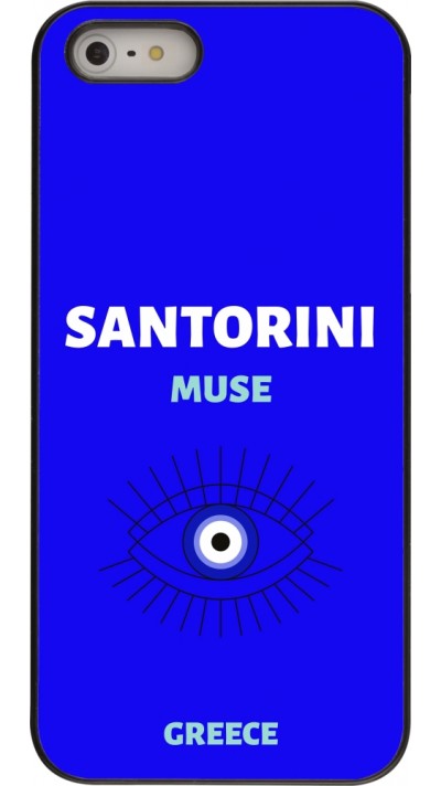 iPhone 5/5s / SE (2016) Case Hülle - Pop Summer Destination Santorini