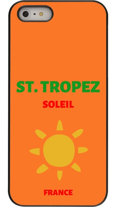 iPhone 5/5s / SE (2016) Case Hülle - Pop Summer Destination St-Tropez