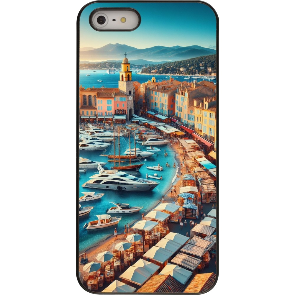 iPhone 5/5s / SE (2016) Case Hülle - Saint-Tropez Strand