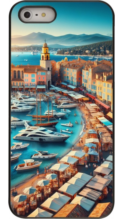 iPhone 5/5s / SE (2016) Case Hülle - Saint-Tropez Strand