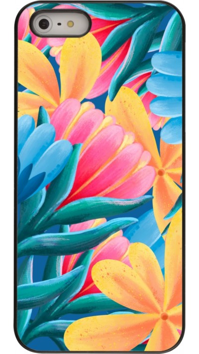 iPhone 5/5s / SE (2016) Case Hülle - Spring 23 colorful flowers