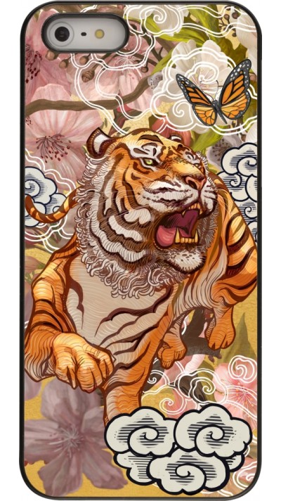 iPhone 5/5s / SE (2016) Case Hülle - Spring 23 japanese tiger