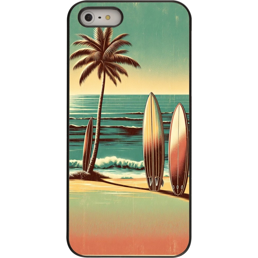 iPhone 5/5s / SE (2016) Case Hülle - Surf Paradise