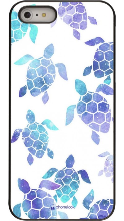 Hülle iPhone 5/5s / SE (2016) - Turtles pattern watercolor