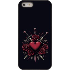 iPhone 5/5s / SE (2016) Case Hülle - Valentine 2024 gothic love