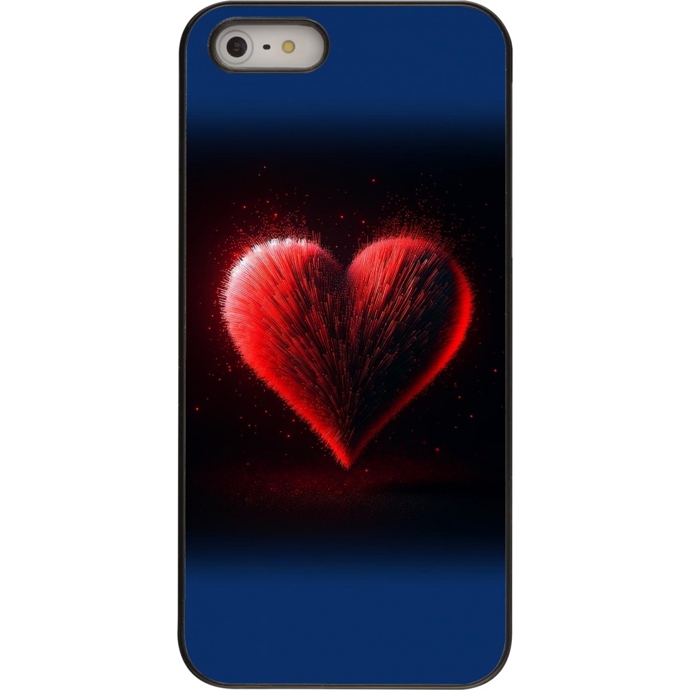 iPhone 5/5s / SE (2016) Case Hülle - Valentin 2025 rotes Herz