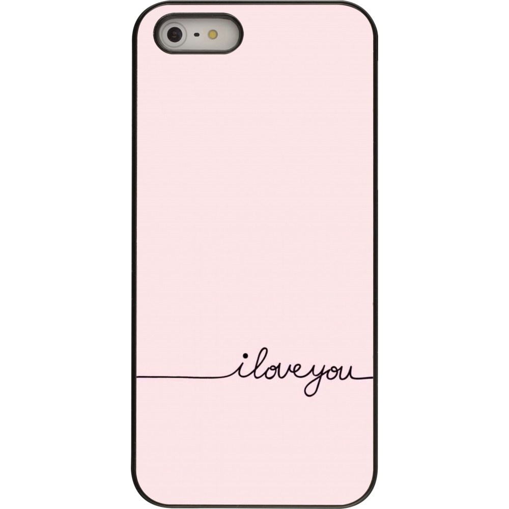 iPhone 5/5s / SE (2016) Case Hülle - Valentine 2023 i love you writing