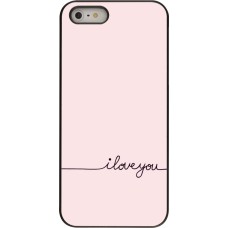 iPhone 5/5s / SE (2016) Case Hülle - Valentine 2023 i love you writing