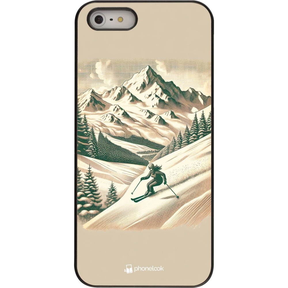 iPhone 5/5s / SE (2016) Case Hülle - Vintage Skiberg