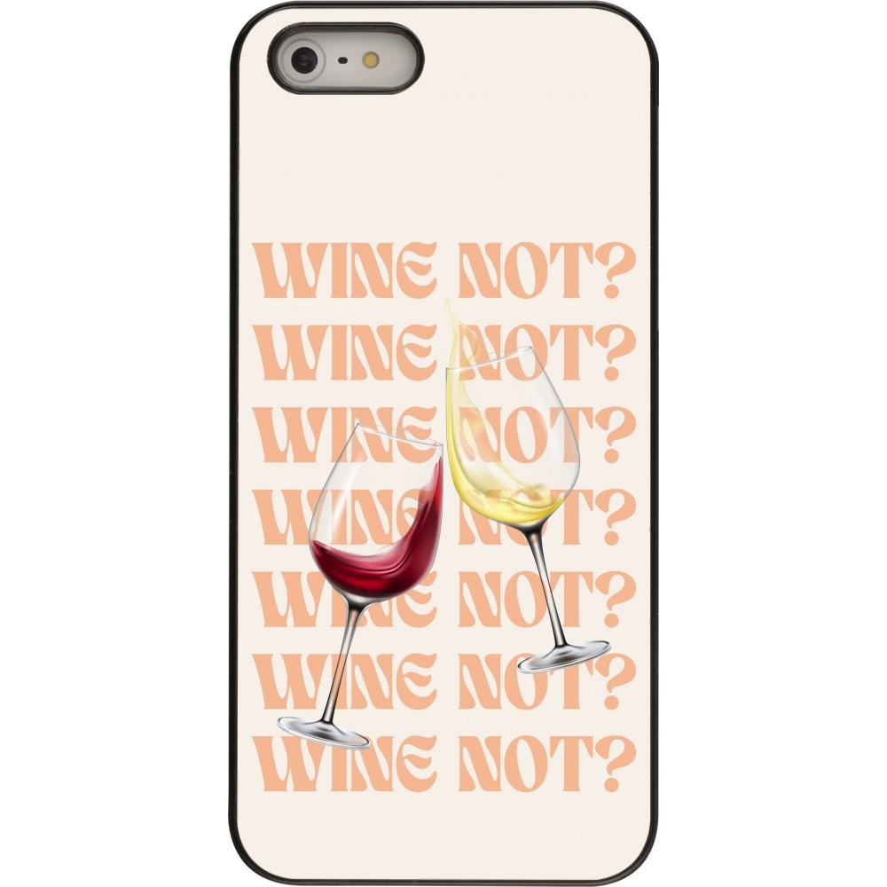 iPhone 5/5s / SE (2016) Case Hülle - Wine not