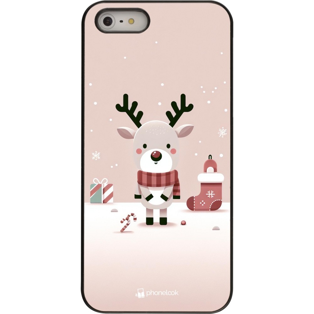 iPhone 5/5s / SE (2016) Case Hülle - Weihnachten 2023 Choupinette Rentier