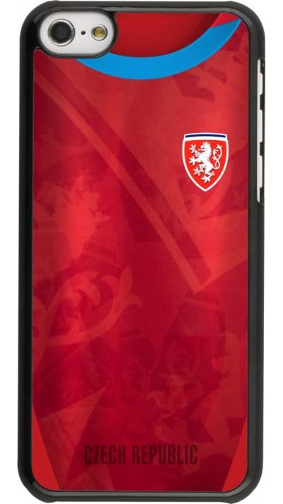 Coque iPhone 5c - Maillot de football République Tchèque personnalisable