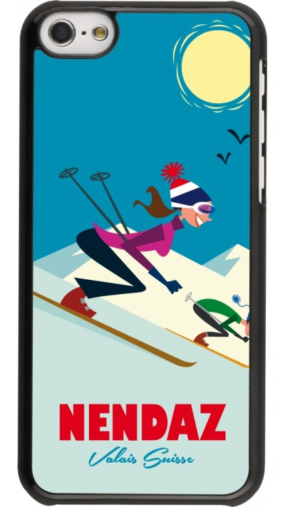 Coque iPhone 5c - Nendaz Ski Downhill