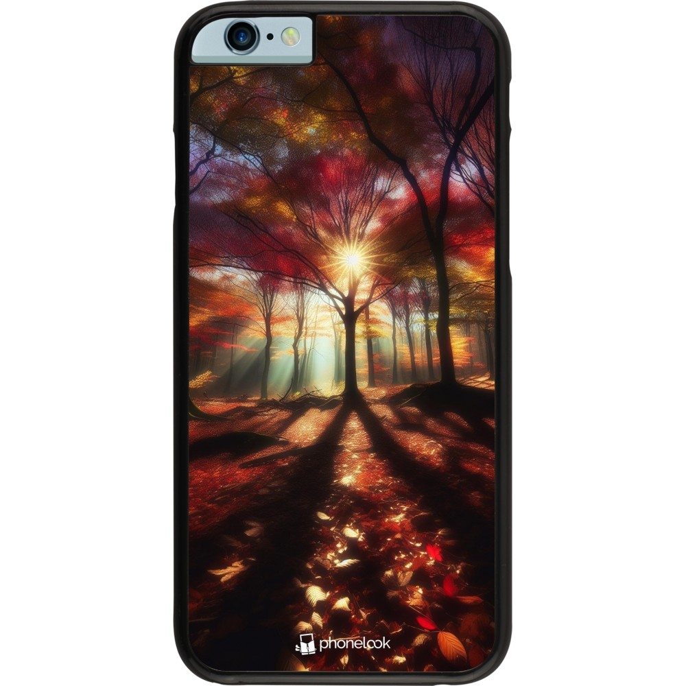 iPhone 6/6s Case Hülle - Herbstlicher goldener Glanz