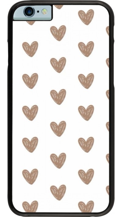 iPhone 6/6s Case Hülle - Autumn 2024 brown hearts