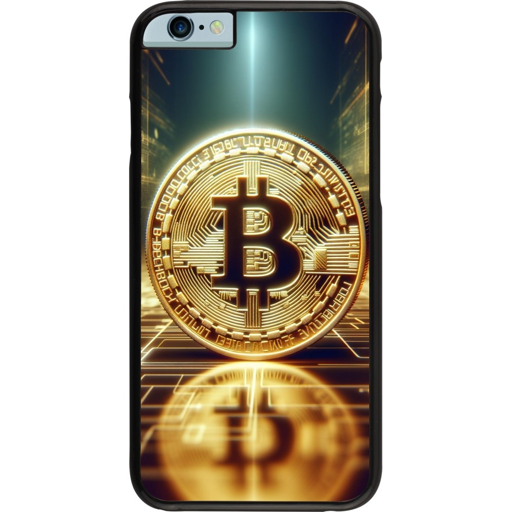 iPhone 6/6s Case Hülle - Bitcoin Stehen