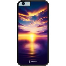 iPhone 6/6s Case Hülle - Sonnenuntergang gelb violett