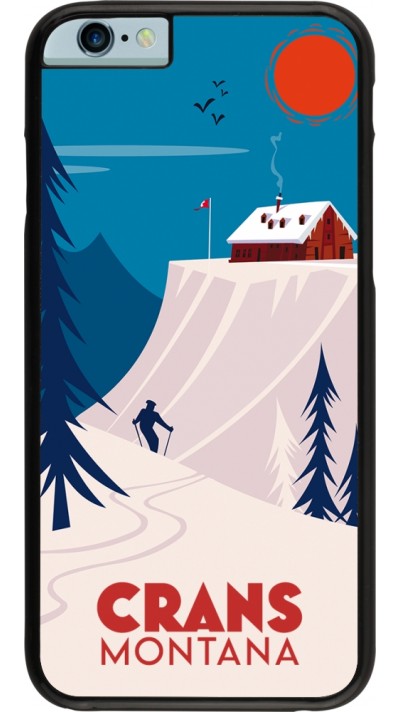 iPhone 6/6s Case Hülle - Crans-Montana Cabane