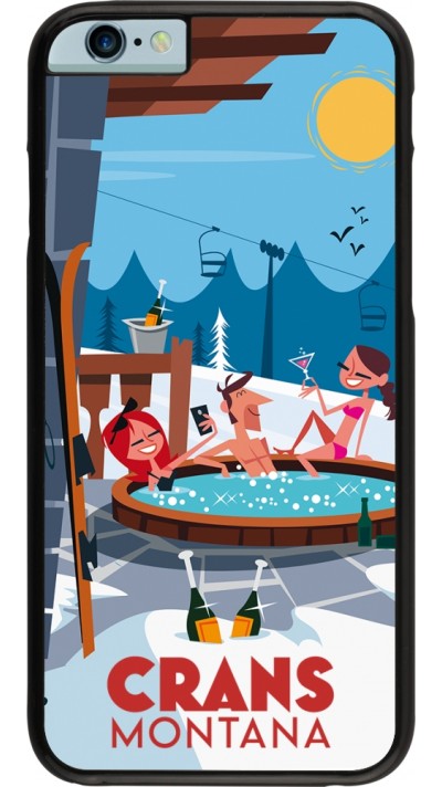 iPhone 6/6s Case Hülle - Crans-Montana Mountain Jacuzzi