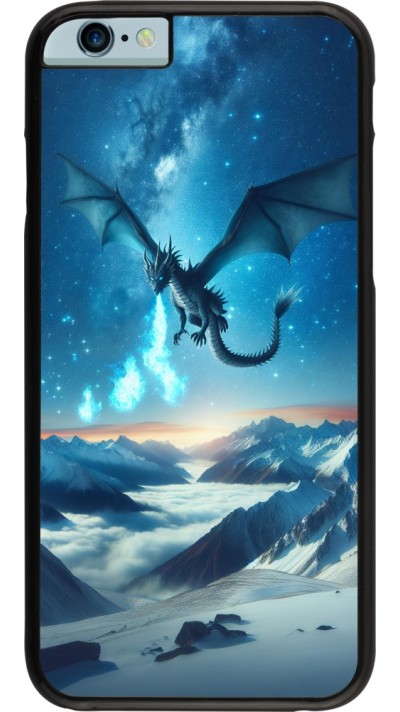 iPhone 6/6s Case Hülle - Drache nächtliche Berg