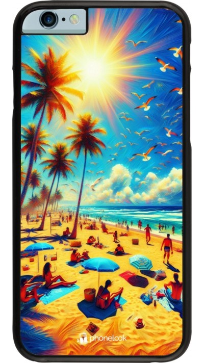 iPhone 6/6s Case Hülle - Sommer Paradies Farbe