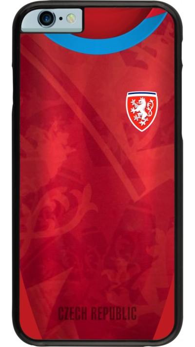 Coque iPhone 6/6s - Maillot de football République Tchèque personnalisable