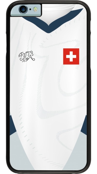 Coque iPhone 6/6s - Maillot de football Suisse Extérieur personnalisable