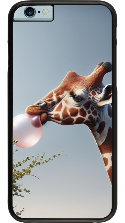 iPhone 6/6s Case Hülle - Giraffe mit Blase