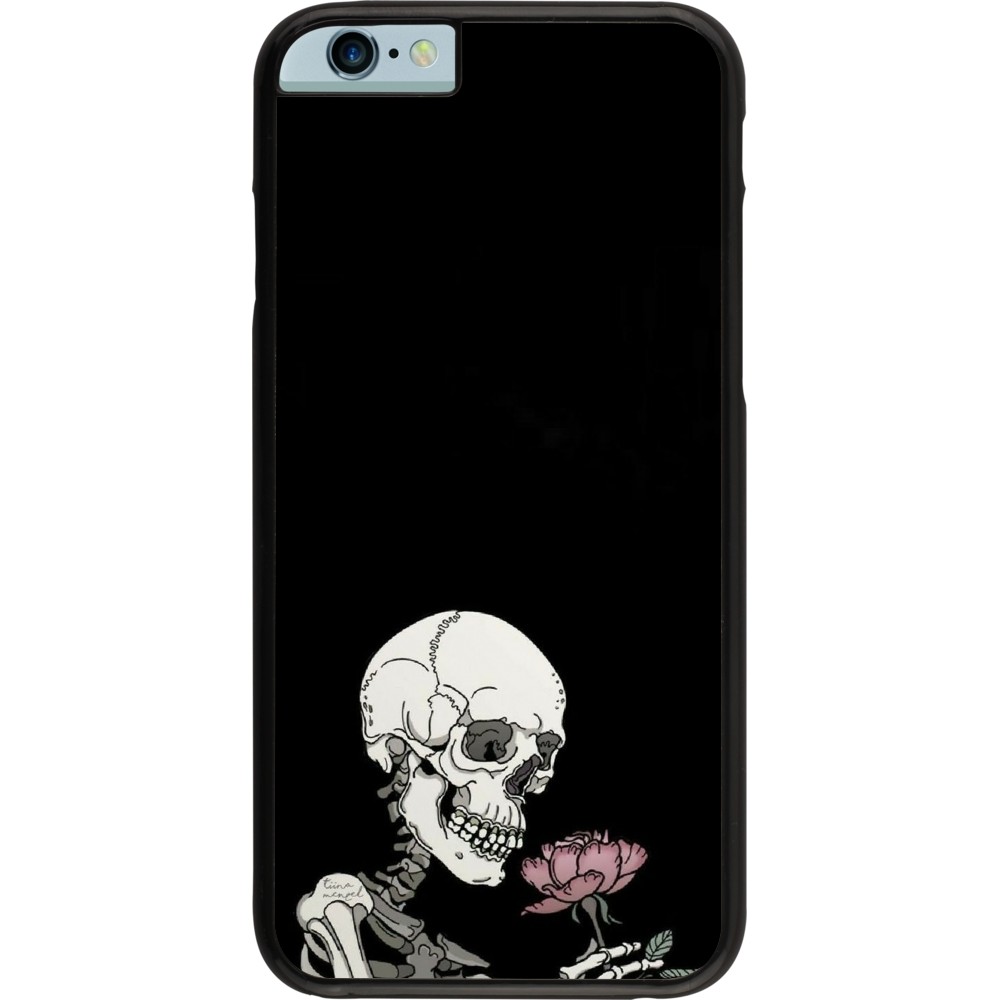 iPhone 6/6s Case Hülle - Halloween 2023 rose and skeleton