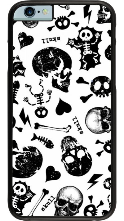 iPhone 6/6s Case Hülle - Halloween 2024 skeleton mix