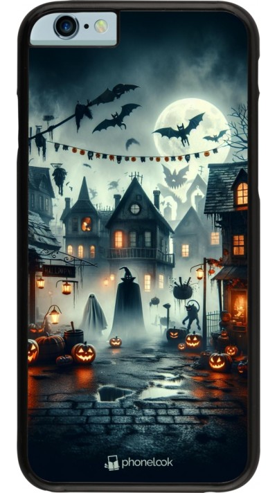 iPhone 6/6s Case Hülle - Halloween Spukstadt