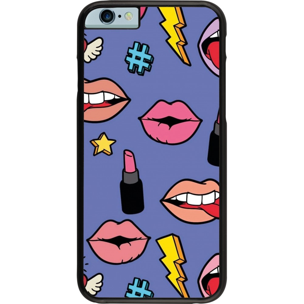 iPhone 6/6s Case Hülle - Lips and lipgloss